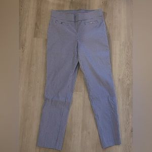 Size 4 navy blue and white dress pants